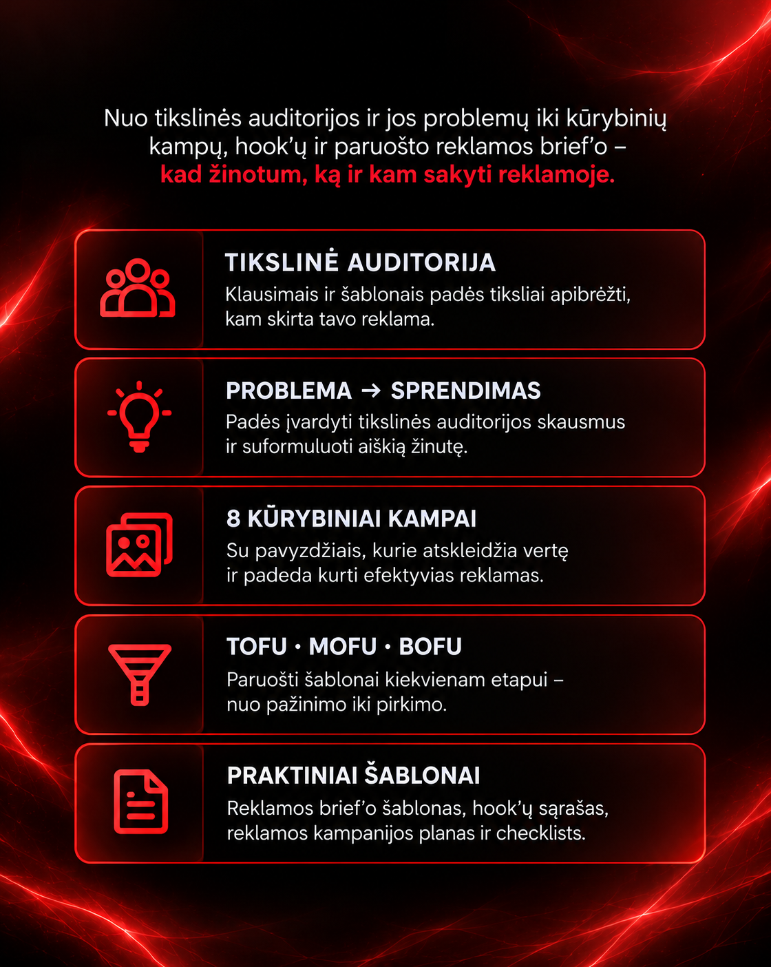 Efektyvių Meta reklamų šablonas - Image 2